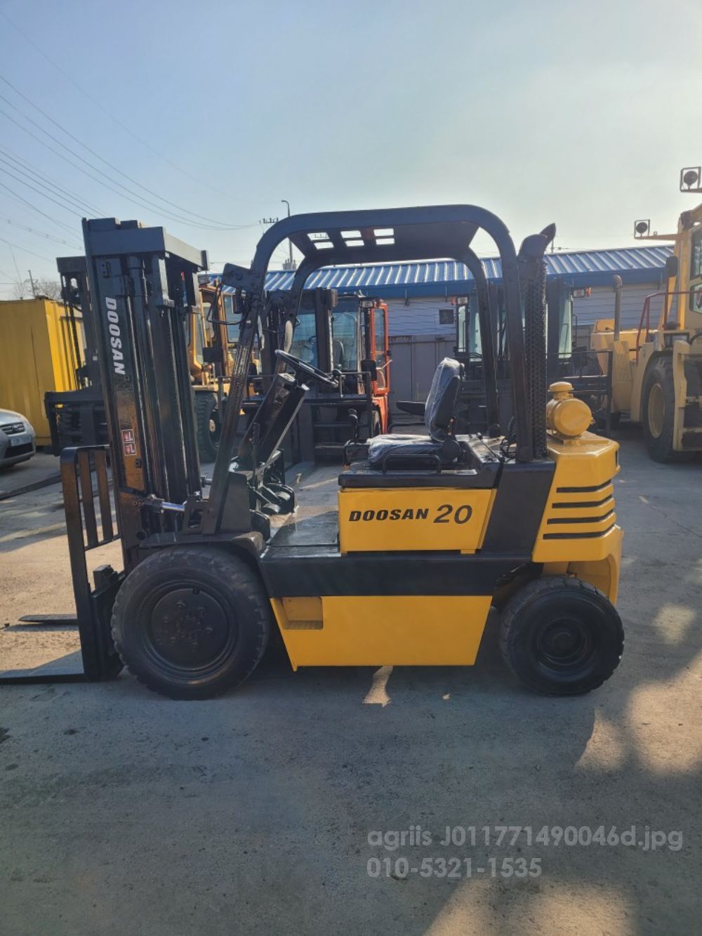 Doosan Forklift LD20S-2 (2톤) 뒤우측면