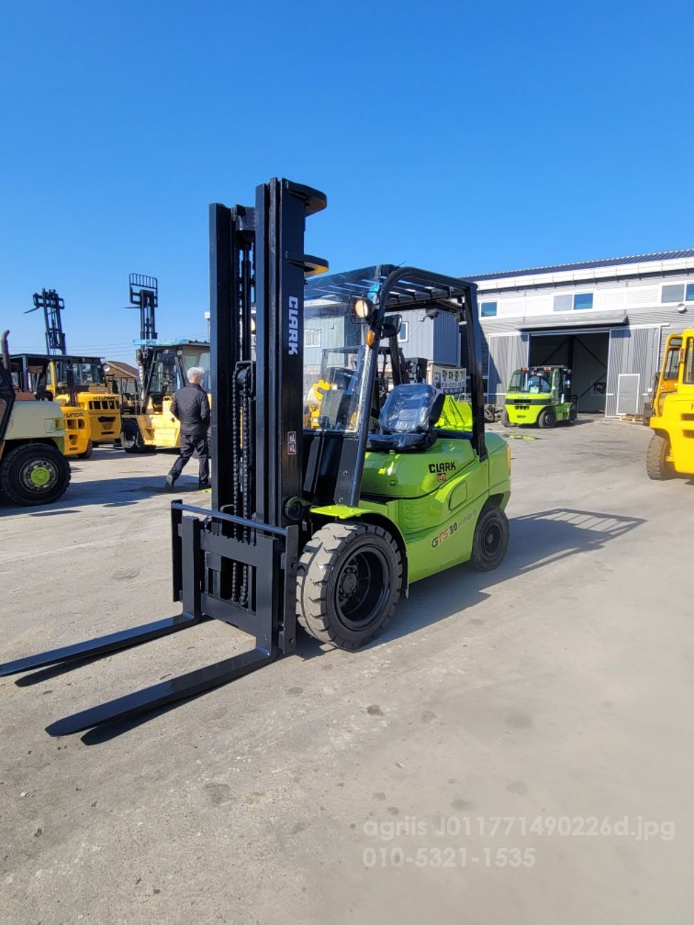 삼성클라크 지게차 GTS30 (3.0톤) 뒤우측면