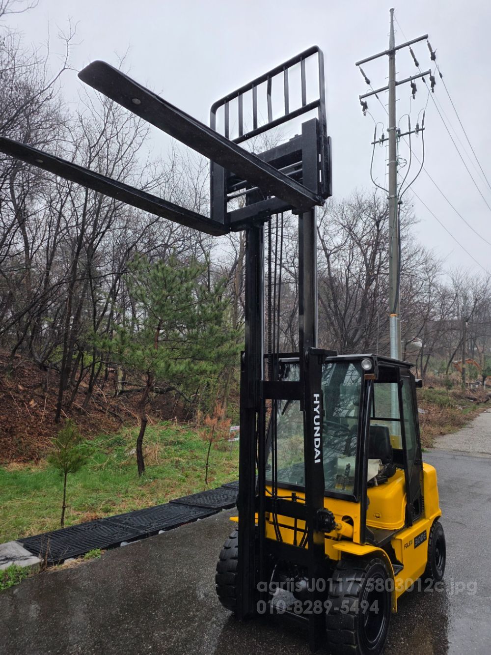 현대 지게차 포렉스3톤 자동발 디젤 (3톤)