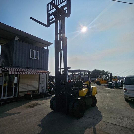 두산 지게차 D45S 3단자동발 (4..