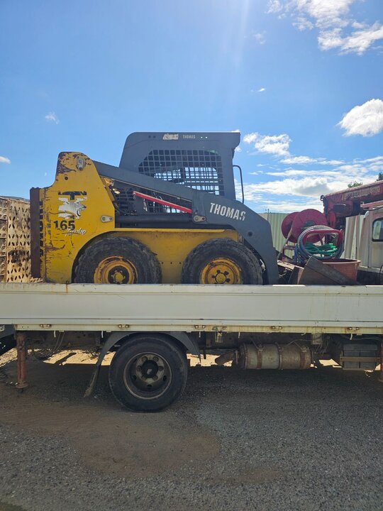  Skid steer loader 토마스 165 4기통 터보엔진 