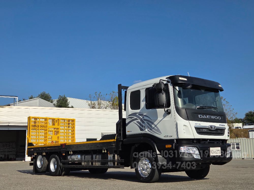 대우 프리마4.5톤 6m25후축 저상사다리 뒤우측면