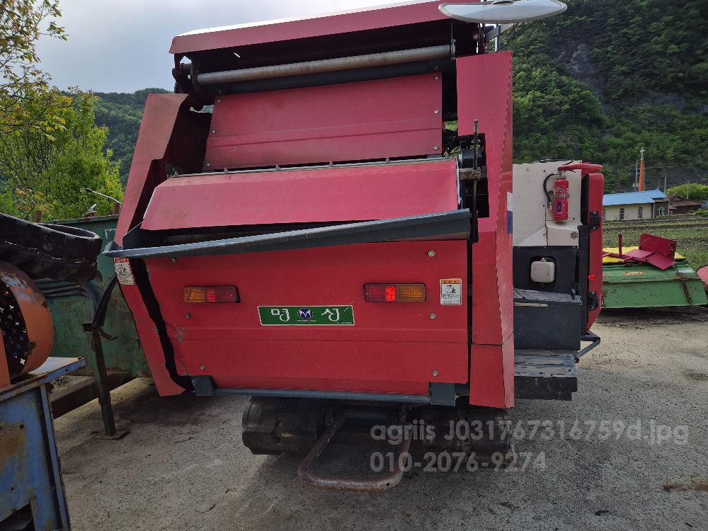 명성 원형베일러 자주식 수단그라스 뒤우측면