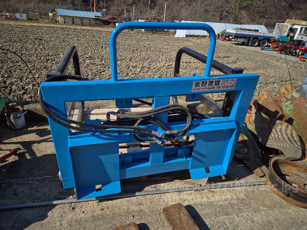 승진공업 집게 스키로더용 겸용베일러