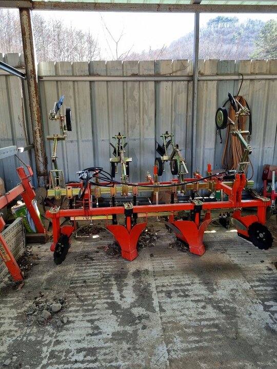  파종기 일괄비닐피복기3골 콩 