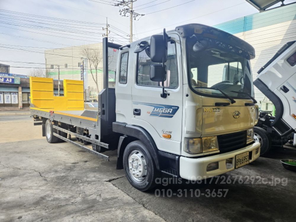 현대 태건특장 농기계운반 사다리 메가트럭 저상사다리