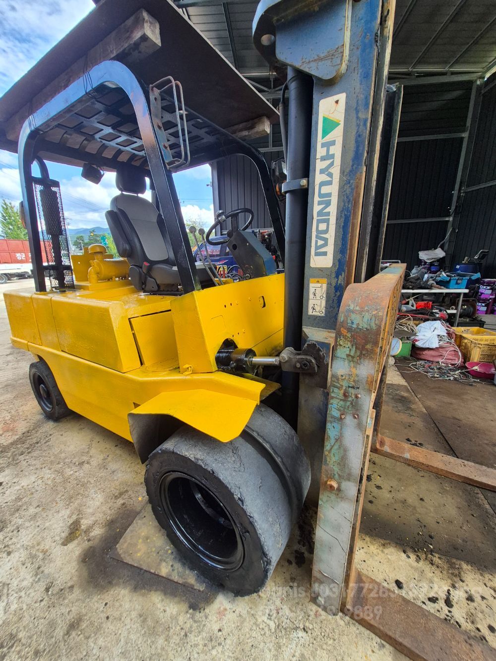 현대4.5톤지게차 지게차 기본마스터 (4.5톤)