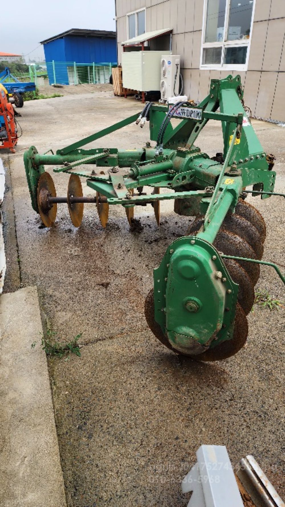 위캔 원판쟁기10련 WDO100 뒤우측면