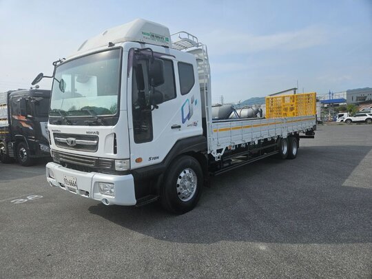 타타대우 노부스 앞축 자동 사다리 한국쓰리축7.5톤트럭