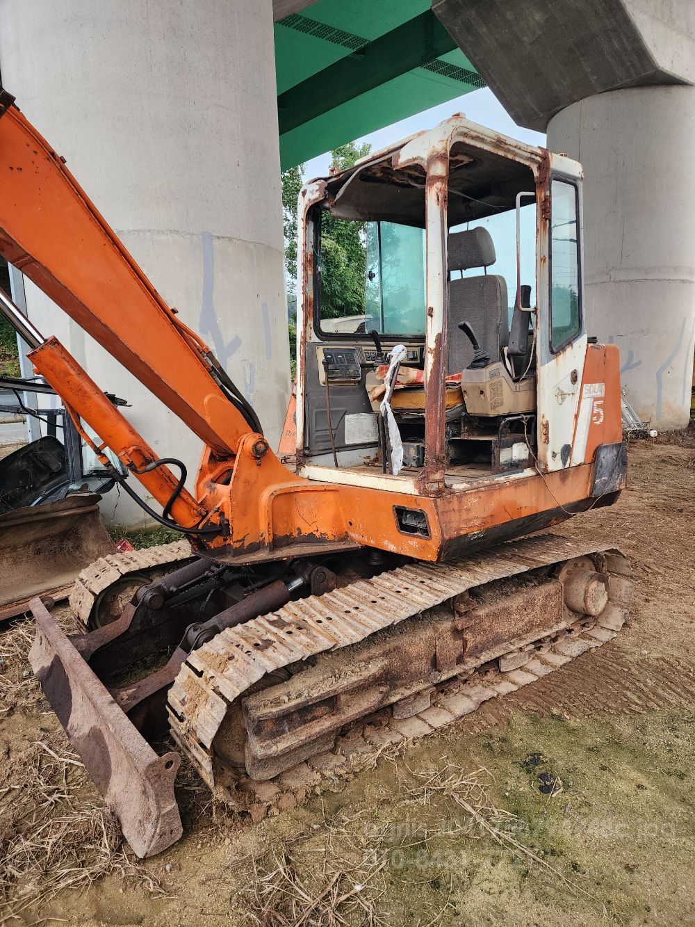 대우중공업 굴삭기  굴삭기 대우 솔라 50 (5톤톤)