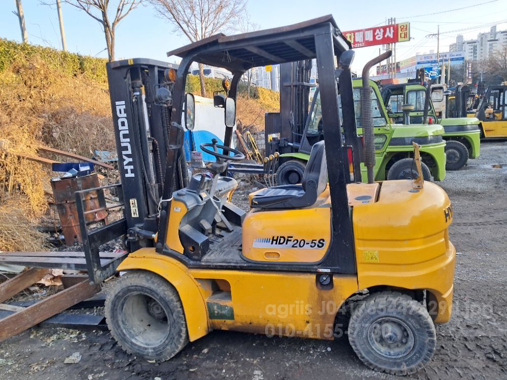 Hyundai Forklift HDH-5S (2.0톤) 뒤우측면