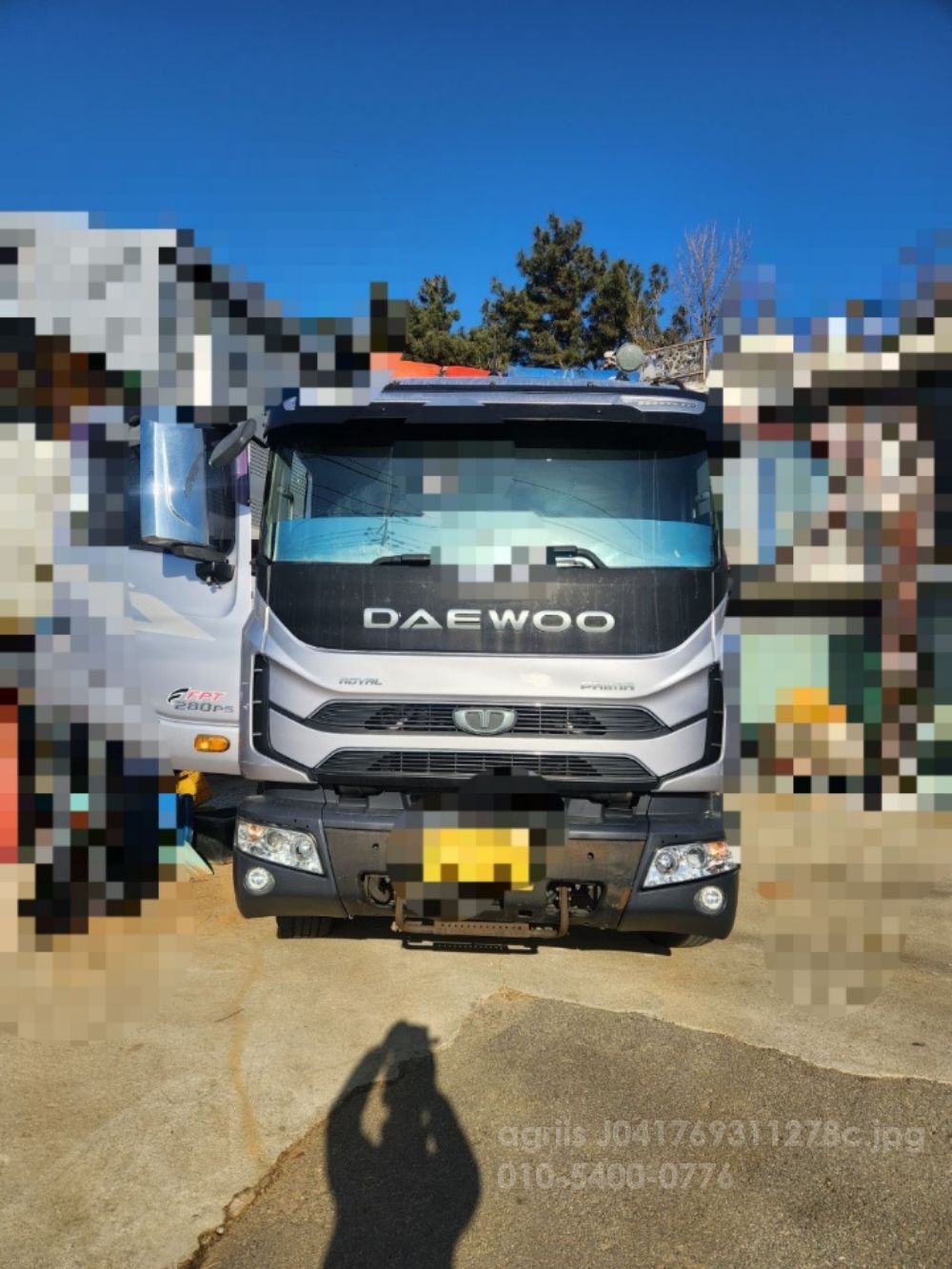  카고차 8.8,m 6톤구변 뒤축 