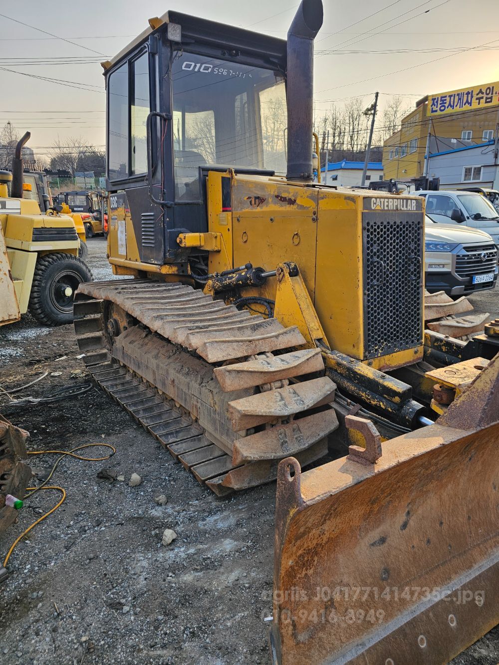 캐터필러불도쟈 캐터필러소형불도자(8p)급 D3c캐터필라불도쟈