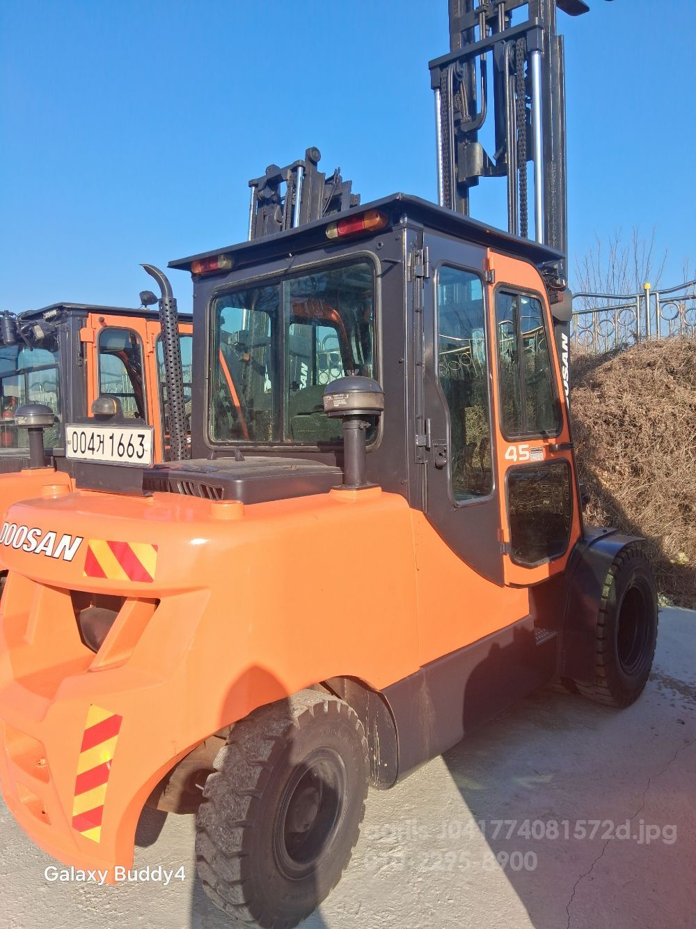 Doosan Forklift 4.5톤 (4.5톤) 뒤우측면