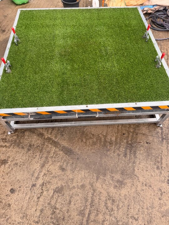 자작 드론착륙장  슬라이딩