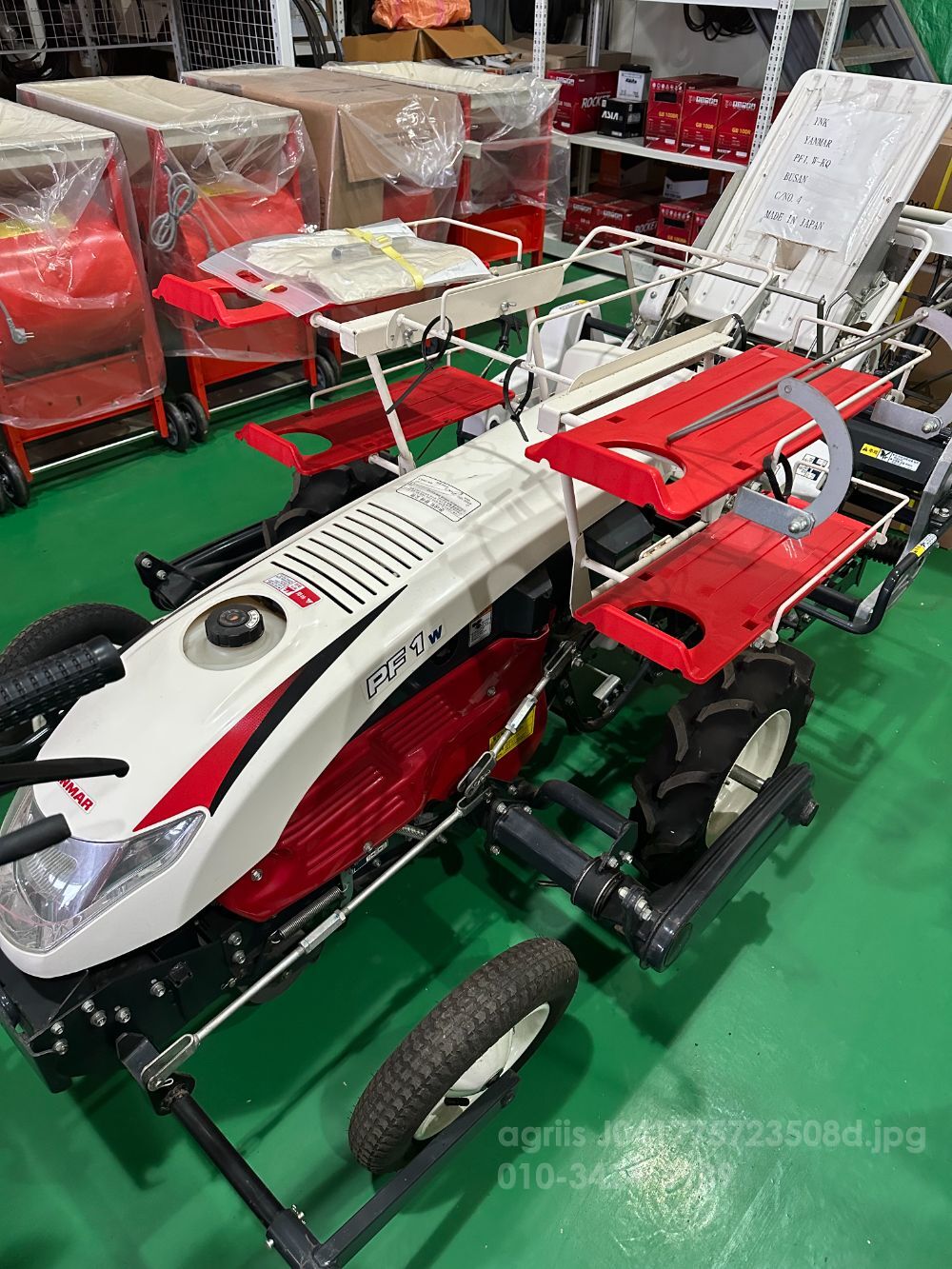 Yanmar 채소이식기 야채이식기 대파이식기 PF1W  뒤우측면