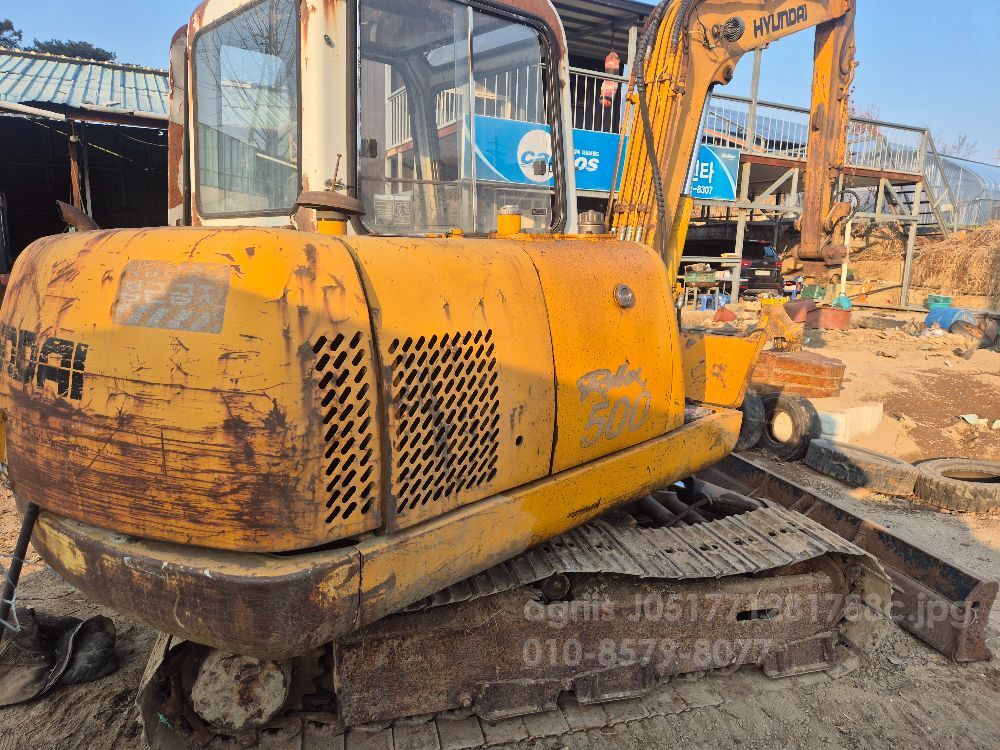현대 굴삭기 R500. 포크레인 (5톤)
