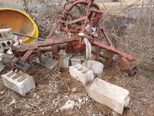 TYM 쟁기 원판 , 논두렁조성기