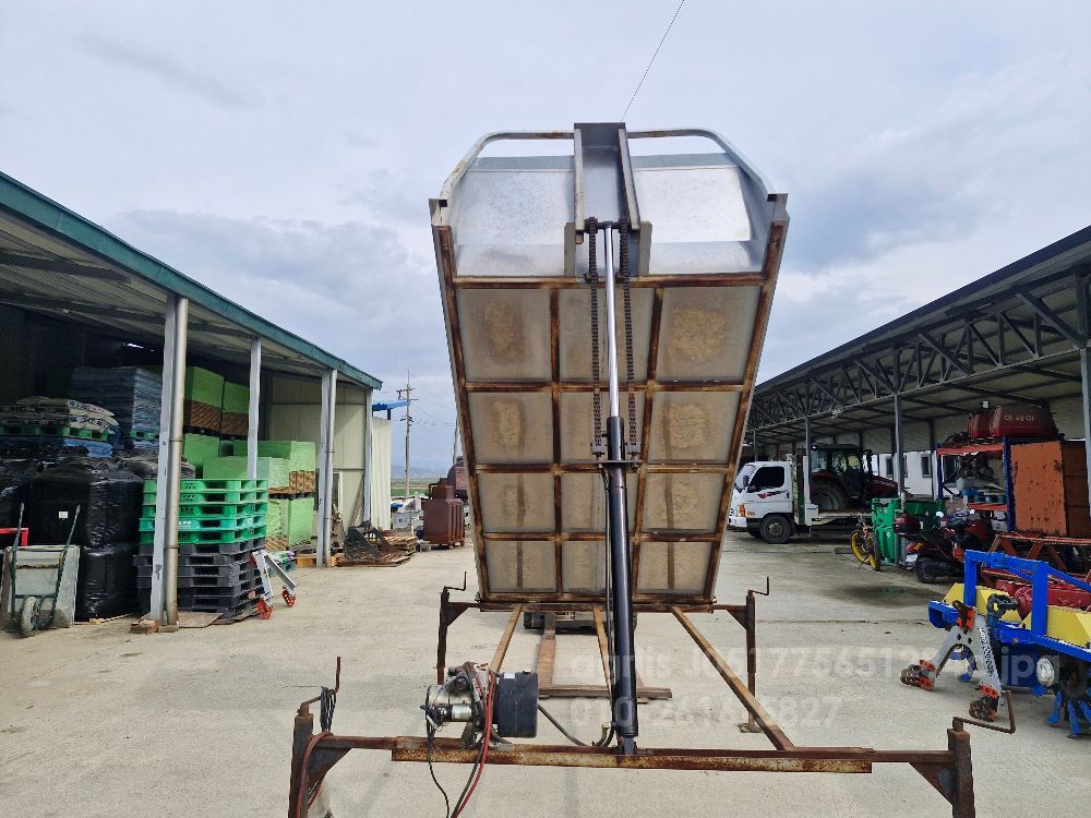  1톤 트럭용 탈부착 덤프 적재함 (스텐 재질  트럭용 덤프 