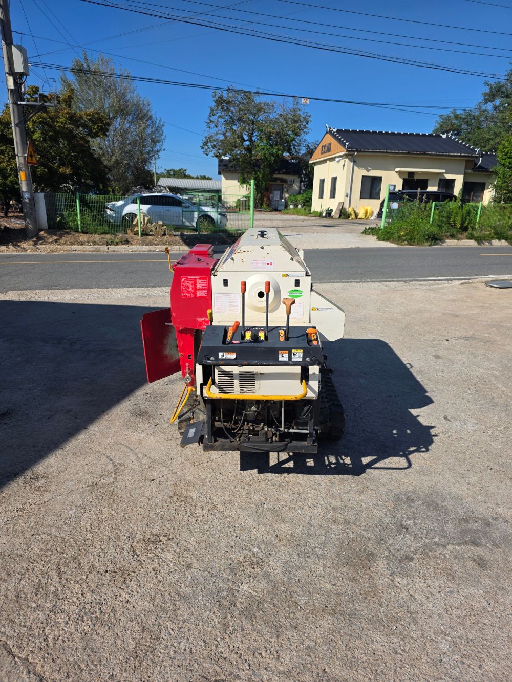 Yanmar 자주식콩탈곡기 PBTA1200 / 엔진자주식()  뒤우측면