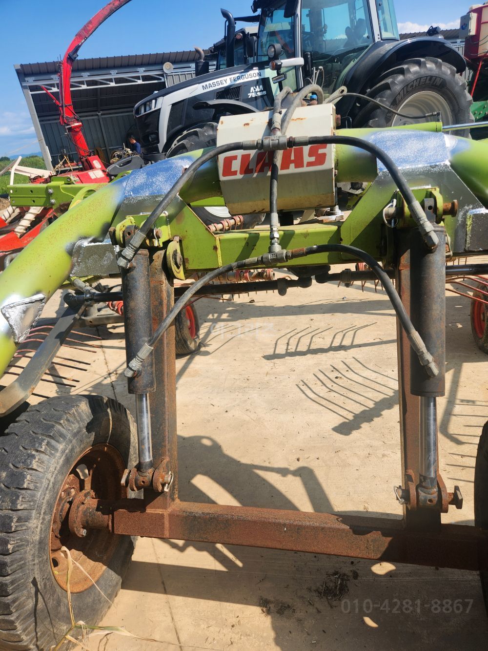 글라스 예초기 claas