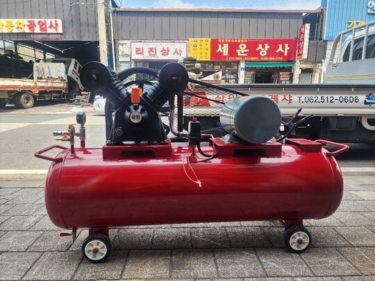 삼원콤프레샤 5마력콤프레샤 삼원5HP-단상3HP-150L