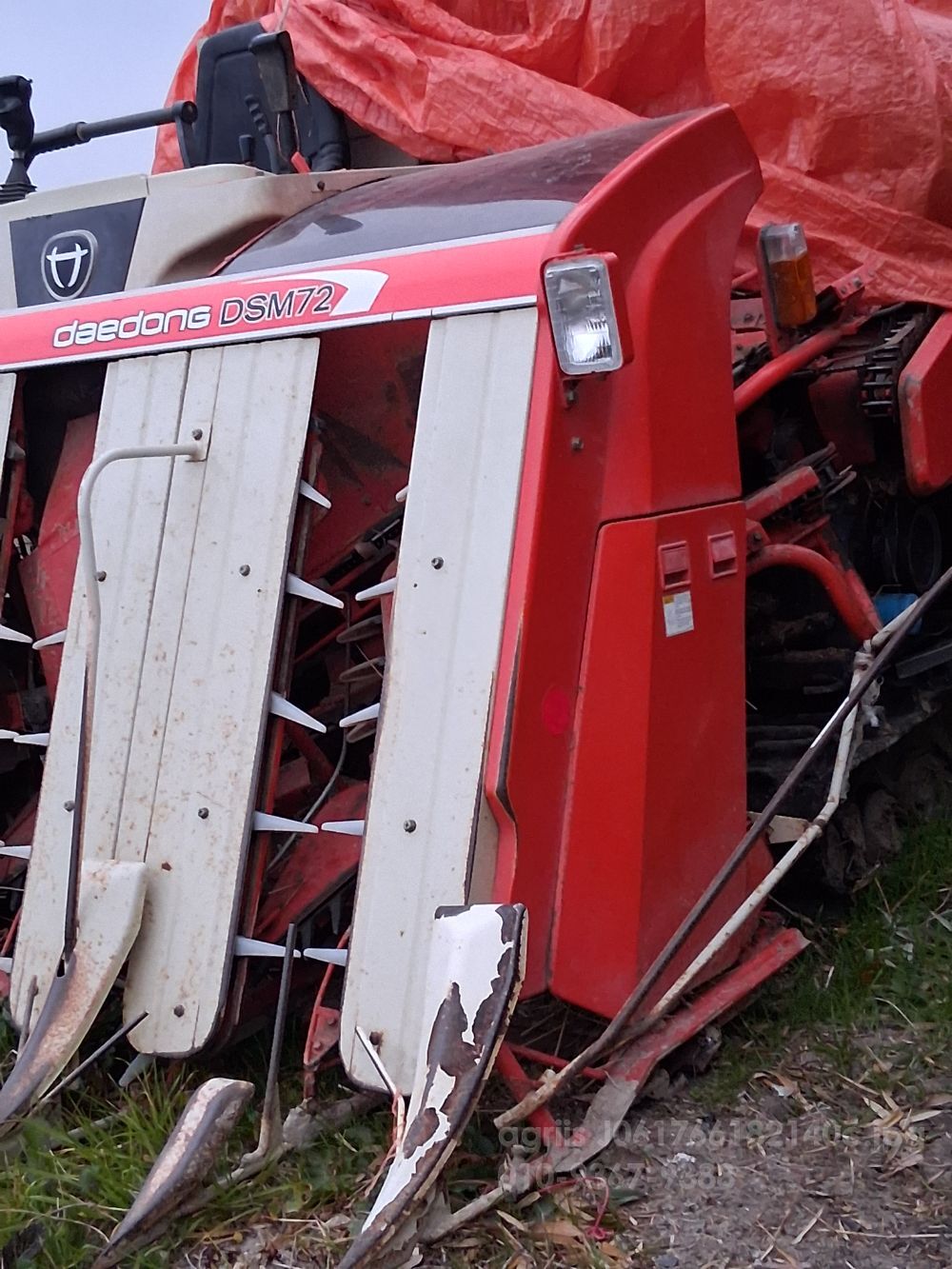 대동 콤바인 DSM72 (4조식)