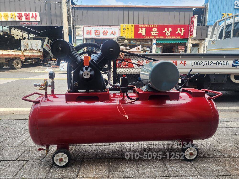 삼원콤프레샤 5마력콤프레샤 SW5HP-단상-150L