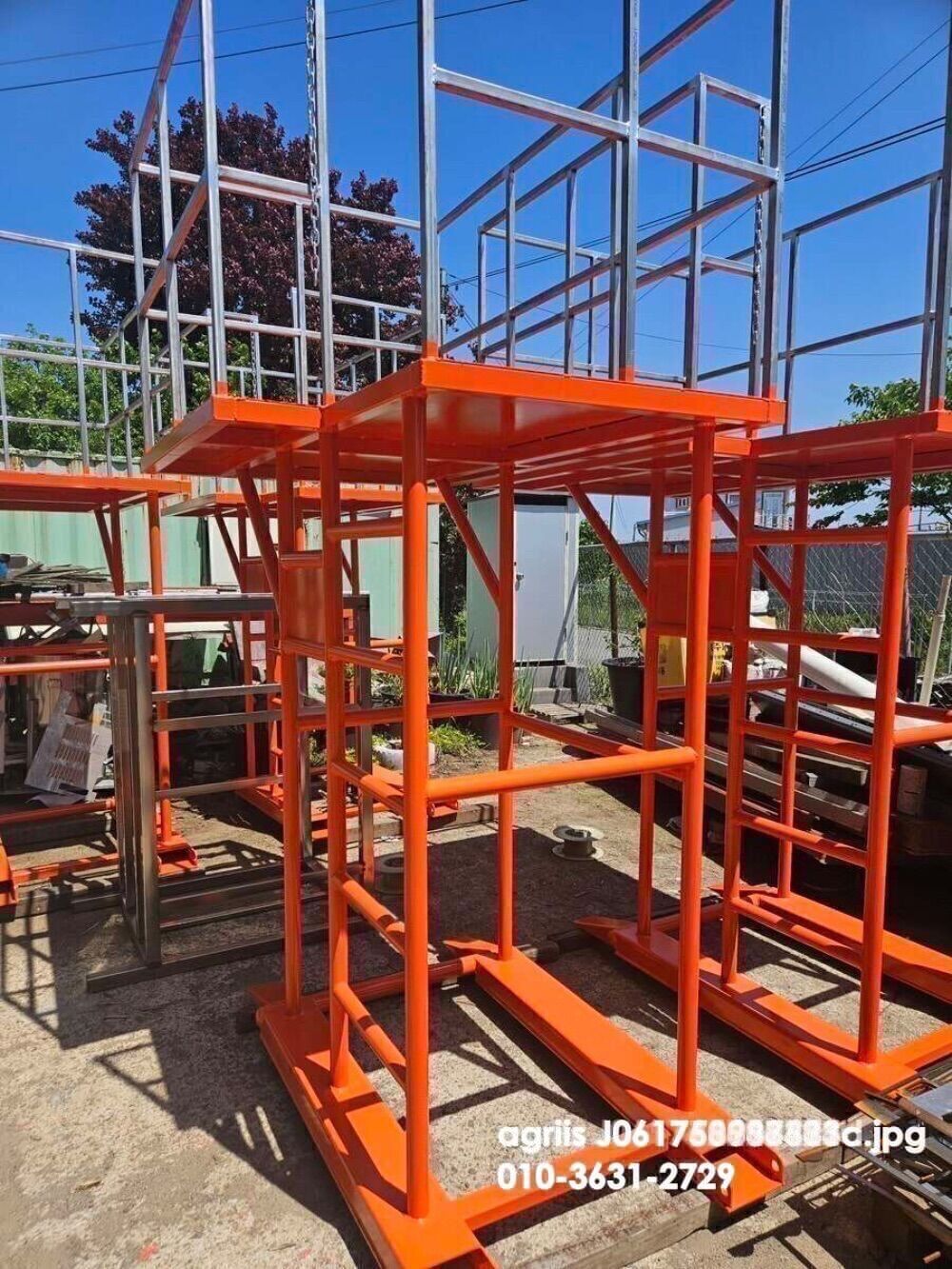 국내제작 지게차용  고소작업대