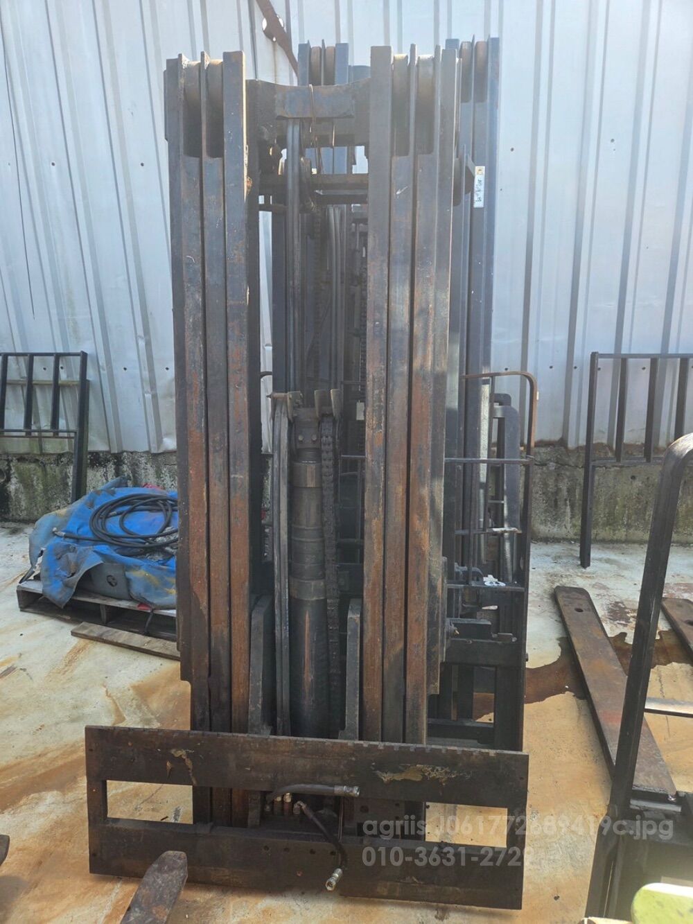 대우 2.5톤 지게차 마스트 단품