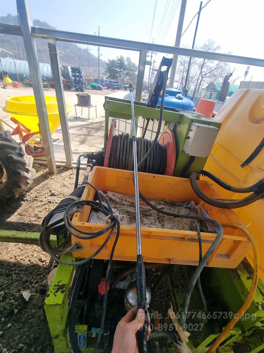  희망농기계 견인 분무기 희망견인식분무기