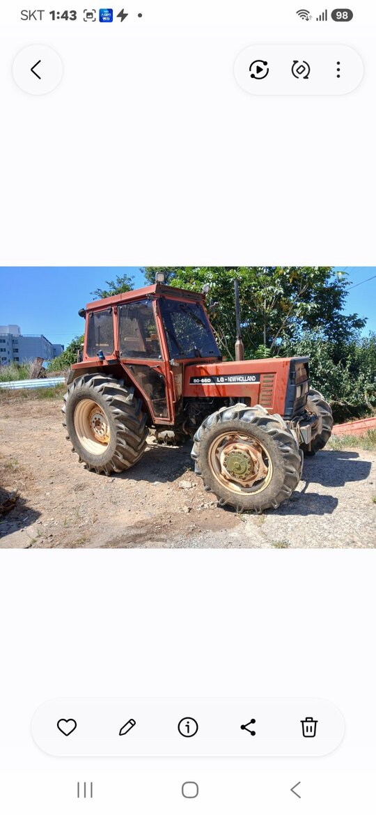 NewHolland Tractor 80-66D (80hp)