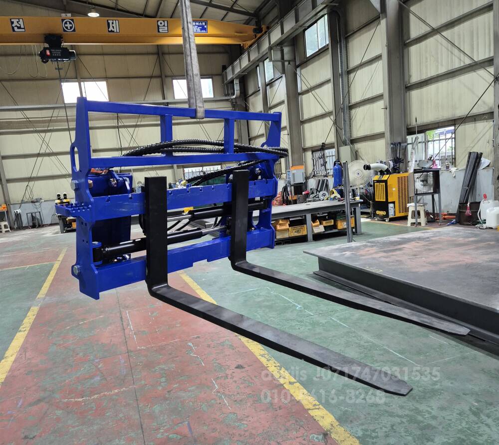 르호봇 자동지게발 수동지게발 RH-110 / RH-100 뒤우측면