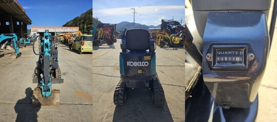 코벨코 굴삭기 SK010 (1.0톤) 앞좌측면