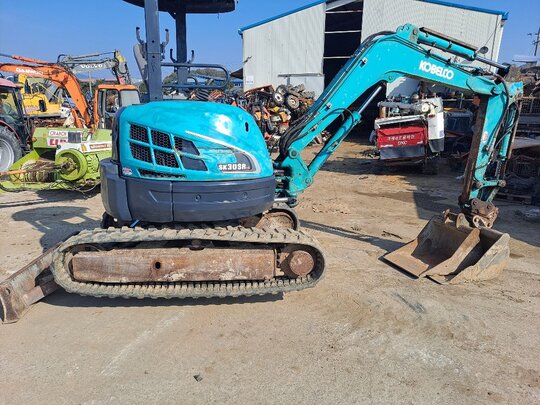 코벨코 얀마엔진3톤미니 굴삭기 SK30sR-5.중바가지.대바가지 (3톤) 앞좌측면