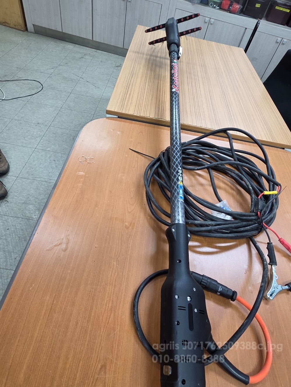  올리브등의 진동 수확기 카본 12 볼트 진동 수확기