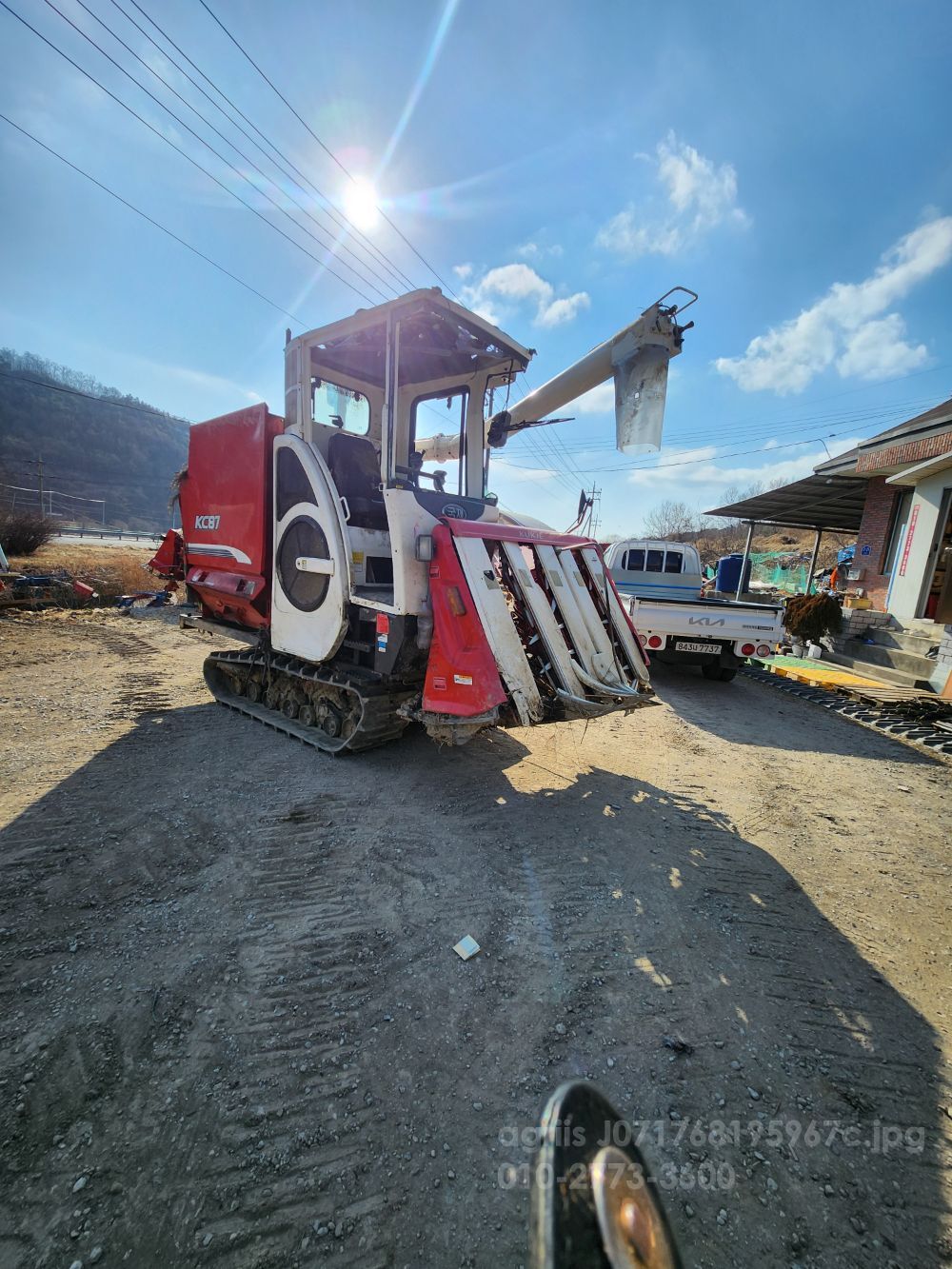 Kukje Combine Harvester KC87 (5Rows)