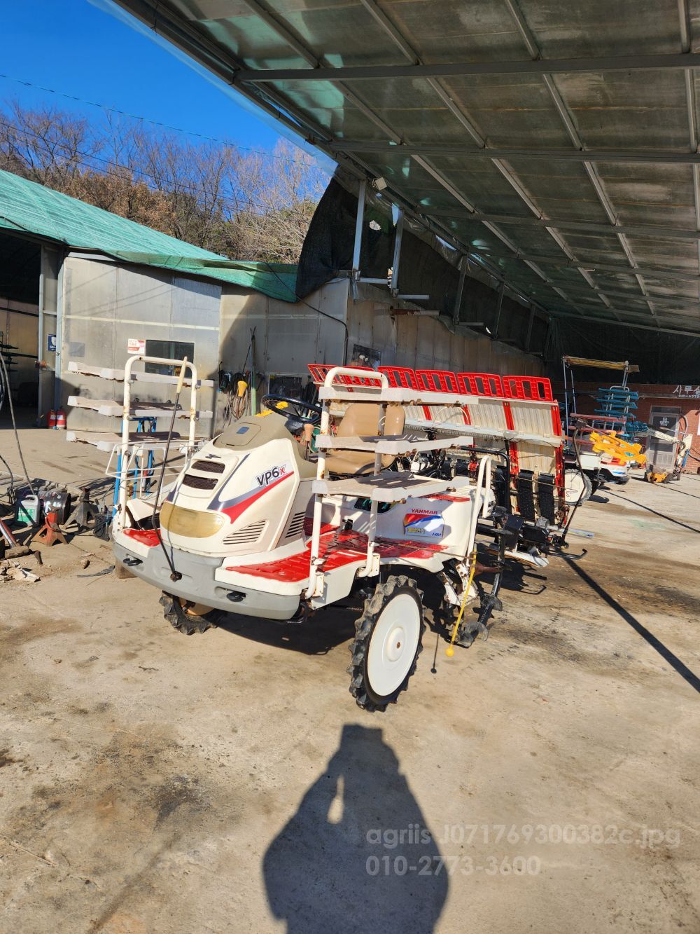 Yanmar Rice transplanter VP6X (6Rows)