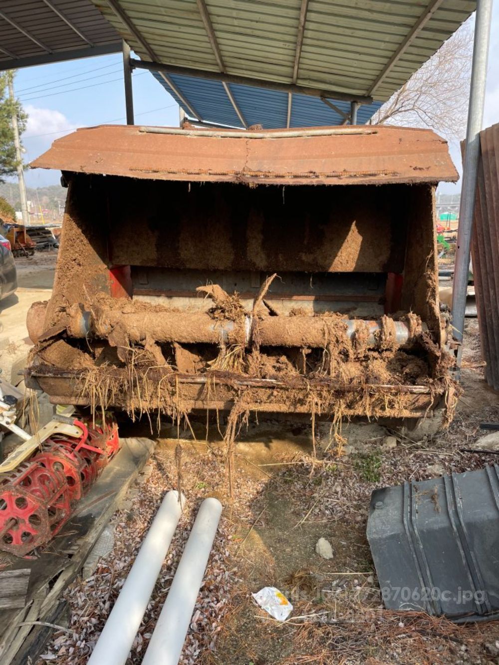 명성 5.5톤 퇴비살포기 5.5톤