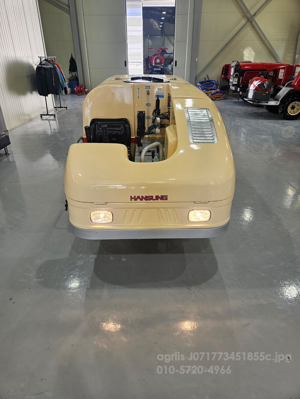 한성티앤아이 궤도 500리터  SS기 ss기 운반차겸용