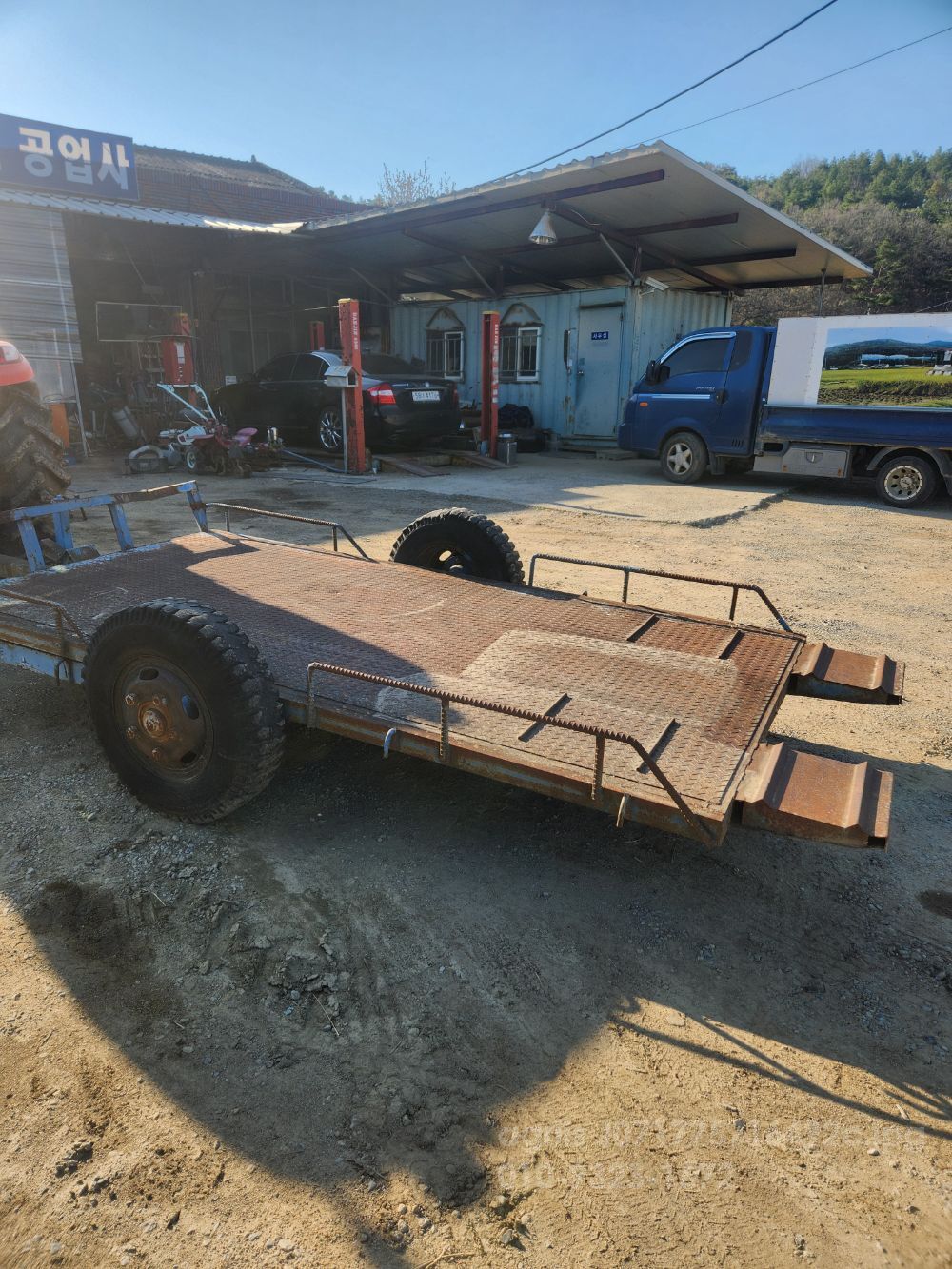  트레일러 콤바인추레라