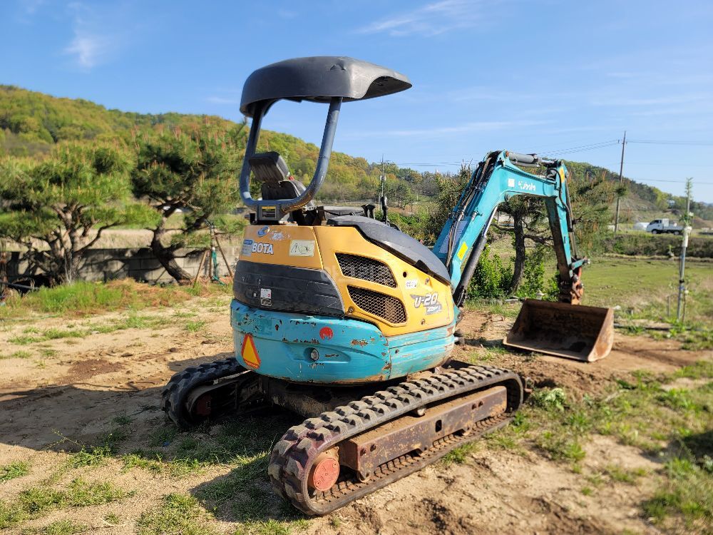 Kubota Excavator U-20 (2.0톤) 뒤우측면