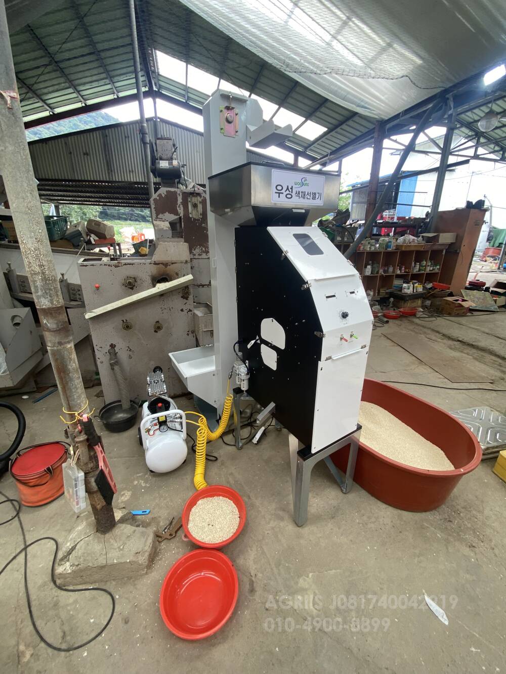 색채선별기 쌀 참깨 선별기 쌀 참깨 선별기 뒤우측면