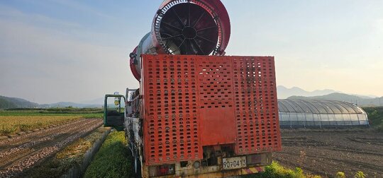  한아 광역살포기 3톤 한아광역살포기